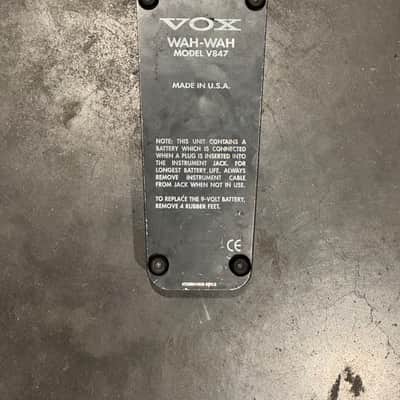 Vox V847 Wah 1994 - 2000 - Black / Chrome image 2