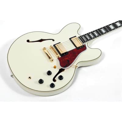 Epiphone 1959 ES-355 Semi-Hollow Electric Guitar Regular Classic White image 3