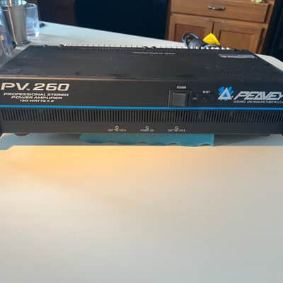 Peavey PV260 Stereo Power Amplifier 130 Watts x 2 PV-260 Rack