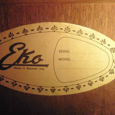 ♫ Vintage + Super Cool Top Line Eko (Rare Blondy!) c.1974 Pro Refurb♫ image 19