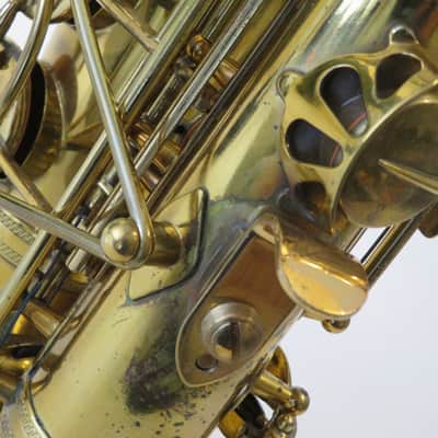 1933 Selmer Cigar Cutter Alto Saxophone - Great Playing sax imagen 10