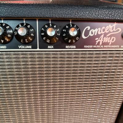 Fender Concert Amp 2-Channel 60-Watt 1x12" Guitar Combo 1993 - 1995 - Black image 4