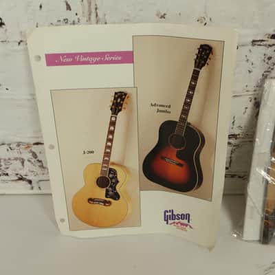 Lot of Vintage Gibson & Fender Promotional Material, Brochures, & Paperwork image 2