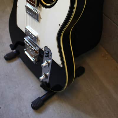 Greco Semi Hollow Body Guitar Black image 5