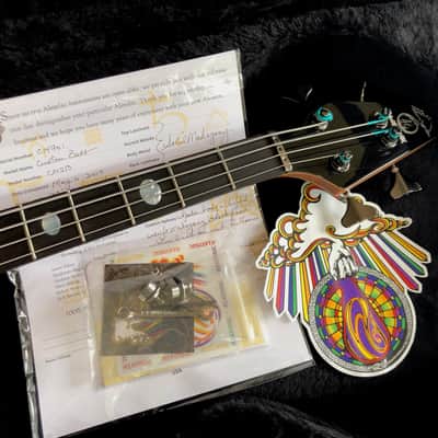 2019 Alembic Custom Signature Spoiler 4 String Bass Guitar Gloss Black Brand New image 4