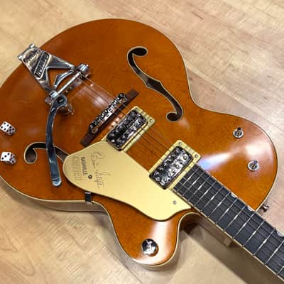 Gretsch G6120T-BSSMK Brian Setzer Signature Nashville Hollow Body '59 "Smoke" with Bigsby 2025 - Smoke Orange image 7