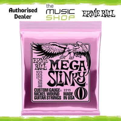 Ernie Ball Mega Slinky 10.5-48 Nickel Wound Electric Guitar Strings - 2213 image 1