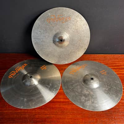 Vintage 1970’s Nuvader 6 Cymbal Set vader german image 2
