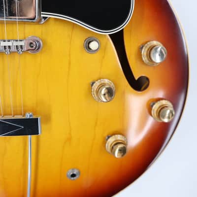 1966 Gibson ES-330TD Sunburst w/Chipboard Case "TIME CAPSULE CONDITION" image 8