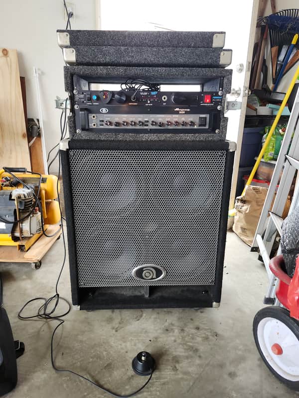 Ampeg B5R 500-Watt Rackmount Bass Amp Head 2000 - 2006+ - Black image 1