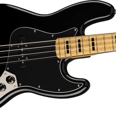 Mint Fender Squier Classic Vibe '70s 4-String Electric Jazz Bass Guitar, Black image 3