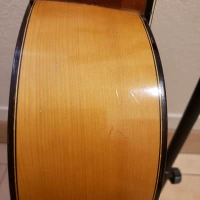 Anselmo Solar Gonzalez Anselmo Solar Gonzalez flamenco guitar - Santos Hernandez/Marcelo Barbero style 1964 - Top: German spruce with new golpe plates. Sides and Back: Cypress Neck: Mahogany Fingerboard: Ebony image 13