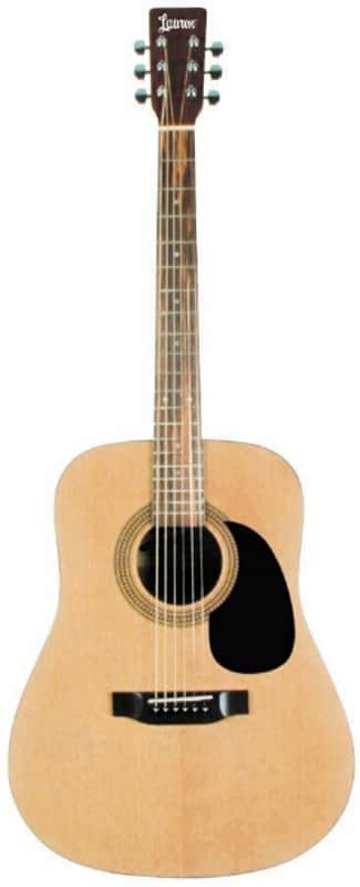 Lauren LA125 6-String Dreadnought Acoustic Guitar - Natural Finish image 1