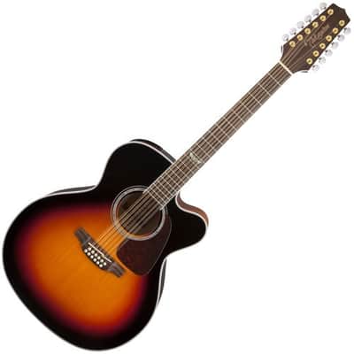 Takamine GJ72CE-12 Acoustic-Electric Guitar - Sunburst COMPLETE GUITAR BUNDLE image 2