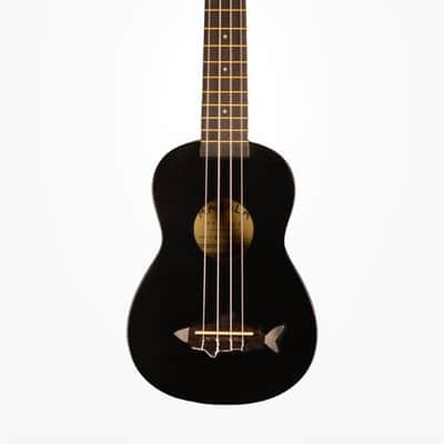 Kala MK-SS-BLK Blacktip Soprano Shark Ukulele image 1
