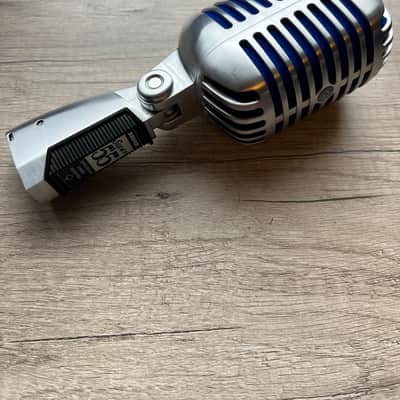 Shure Super 55 Deluxe Supercardioid Dynamic Microphone 2017 - Present - Chrome image 1