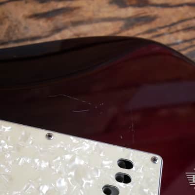 1995 Ernie Ball Music Man Silhouette Special SSS - Candy Red image 10