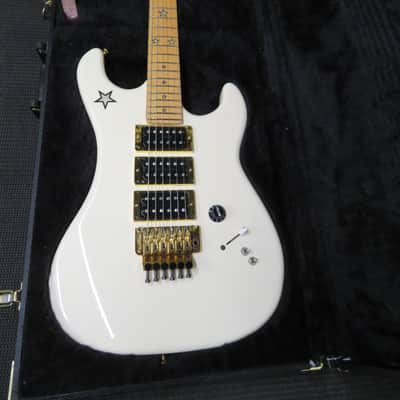 2005 Kramer Richie Sambora Jersey Star, White W/ Original Hard Case image 9