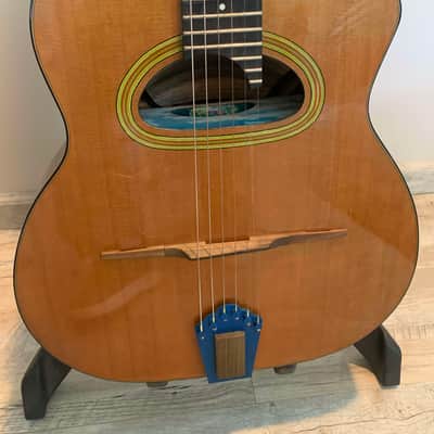 LOOK! Michael Dunn Mystery Pacific Nuages 2010  One of a kind Gypsy Jazz guitar with interior resonator- reflector    - image 2