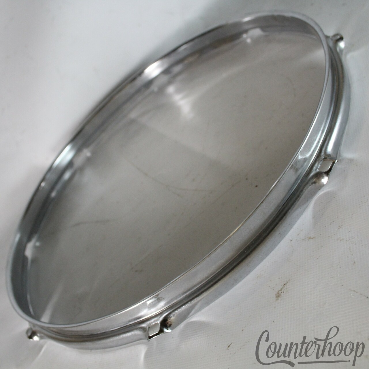 Rogers 14" Snare/Floor Tom Drum Batter Rim/Hoop 8Lug Triple-Flange 70s XP8 Big R — main photograph
