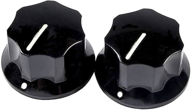 Jaguar Skirted Knobs, Black image 1