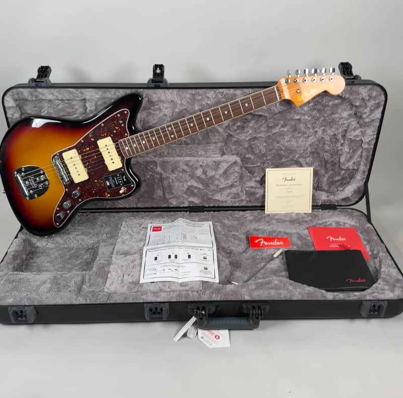 2023 Fender American Ultra Jazzmaster Sunburst image 1