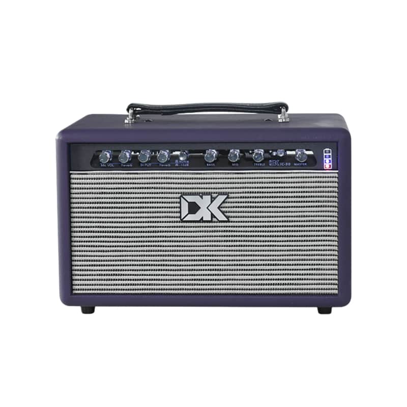 DK iC-30 30W Acoustic Guitar Amp with Mic Input, Bluetooth and Reverb - Deep Purple image 1