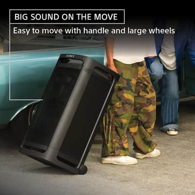Sony ULT Tower 9 Bluetooth Karaoke Party Speaker w/Carrying Handle and Wheels image 7