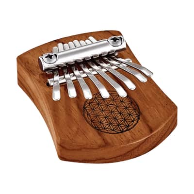 Meinl Sonic Energy Mini Kalimba, C Major, Tree of Life Design, Red Zebrawood image 2