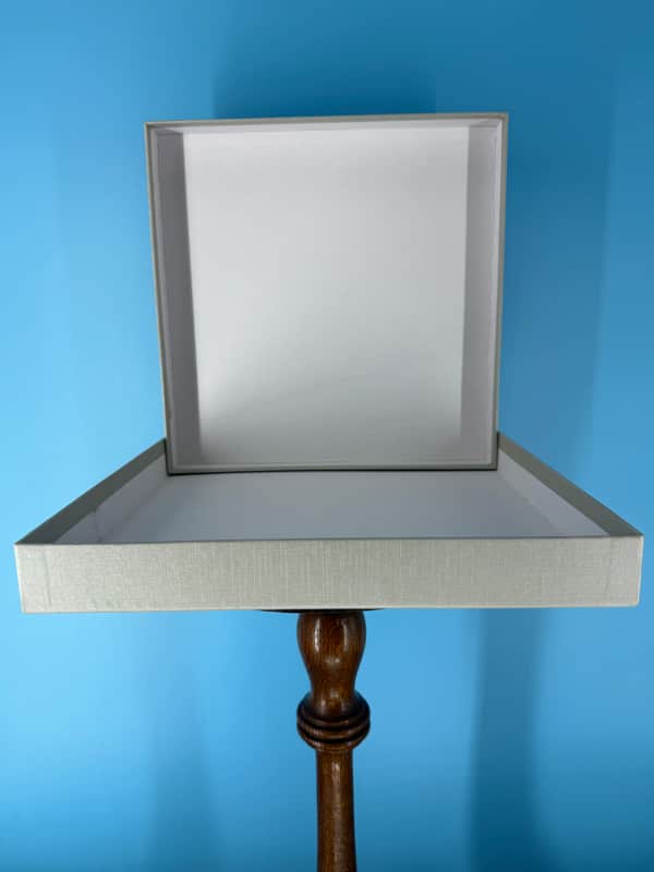 Burlington Recording Heavy Duty Silver Storage Boxes for 1" x 10.5" Reels image 1