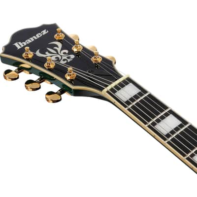 Ibanez AS93FM Artcore Expressionist Semi-Hollow Guitar - Transparent Moss Green image 8