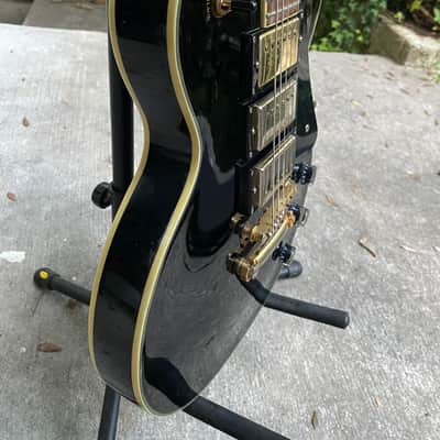Epiphone Les Paul Custom Black Beauty 3 Humbucker 2000s - Black Gloss image 11
