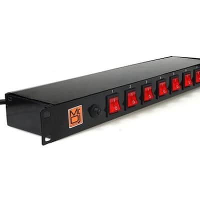 MR DJ PSC200 Rack Mountable 8 Port Power Switcher Surge Protectors image 3