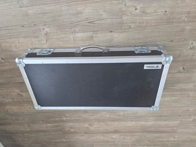 Swan Flight Custom Pedal Board 2023 - Silver and black image 1