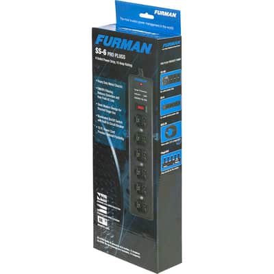 Furman Pro Plug 6-Outlet Power Strip with Surge Protection (Pair) image 4