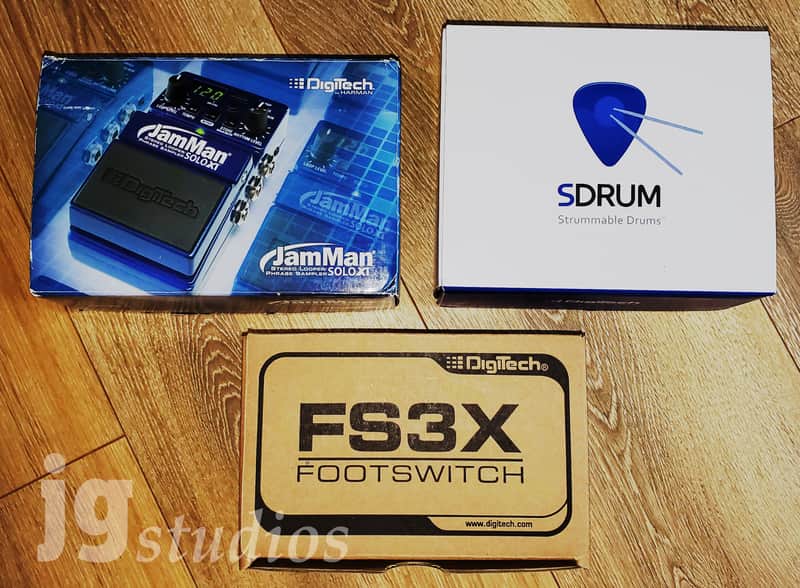 DigiTech SDrum-JamMan Solo XT-FS3X-Sync Cables-SD Card - Like New! image 1