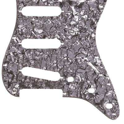 Fender Pickguard Stratocaster S/S/S 11-Hole Mount Black Pearl 4-Ply image 2