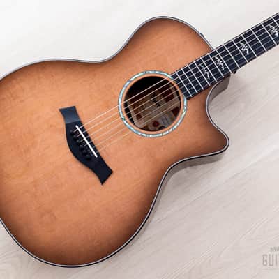 2024 Taylor Custom Grand Auditorium Acoustic Electric Guitar Western Red Cedar + Indian Rosewood image 1
