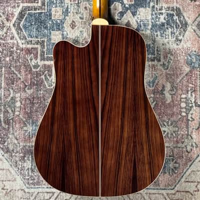 2023 Zager ZAD900CE/AURA/N Natural Fishman Aura Acoustic Electric Guitar W/ Original Hardshell Case! image 8