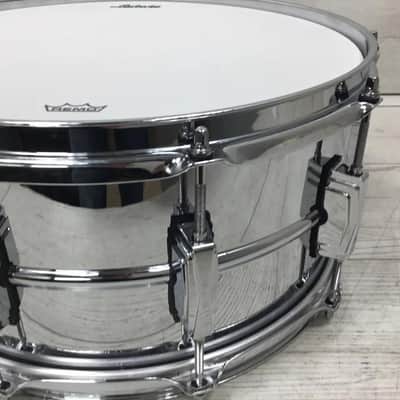 Ludwig Supraphonic 6.5 X 14 Chrome Over Brass Snare Drum image 5