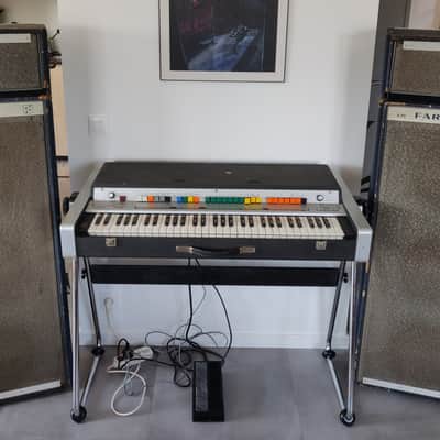 Orgue Farfisa VIP-345 61-Key Organ 1970 - 1976 - Gray / Black image 8