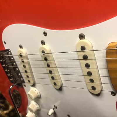Squier Stratocaster JV series 1983 1983 Fiesta red image 6