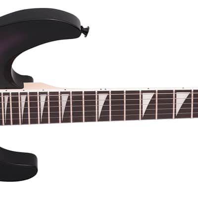 Jackson JS Series Dinky Arch Top JS32Q DKA HT Amaranth FB Transparent Purple Burst image 4