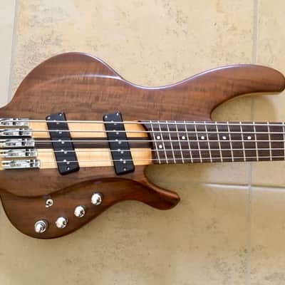 Immagine Little guitar works Torzal twist 5 string thru neck bass 2015 Natural - 15