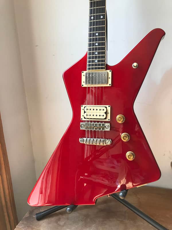 【haruka】Ibanez Destroyer Ⅱ 2015 Ibanez Destroyer II Candy Apple Red | Reverb