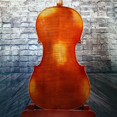 Professional song maestro 5 Strings Cello 4/4, Stradivarius Model. Good Sound , Beautiful Cello image 4