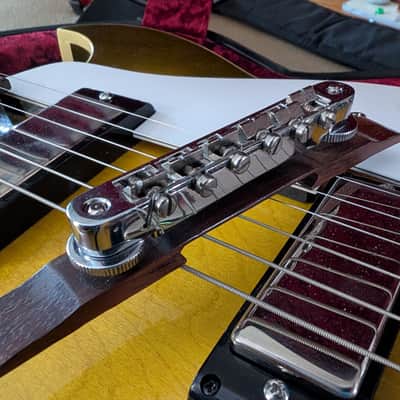 Gibson 1970s ABR-1 Tune-O-Matic Bridge w 1963 Rosewood Base image 1