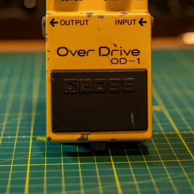 Boss OD-1 Over Drive (Black Label) 1980 - NEC4558 Chip, Black Screw image 2