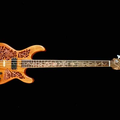 ベース Bruno guitars Telebird Bruno Guitars / TELEBIRD BASS FL Brass Powder Gold【Test Play