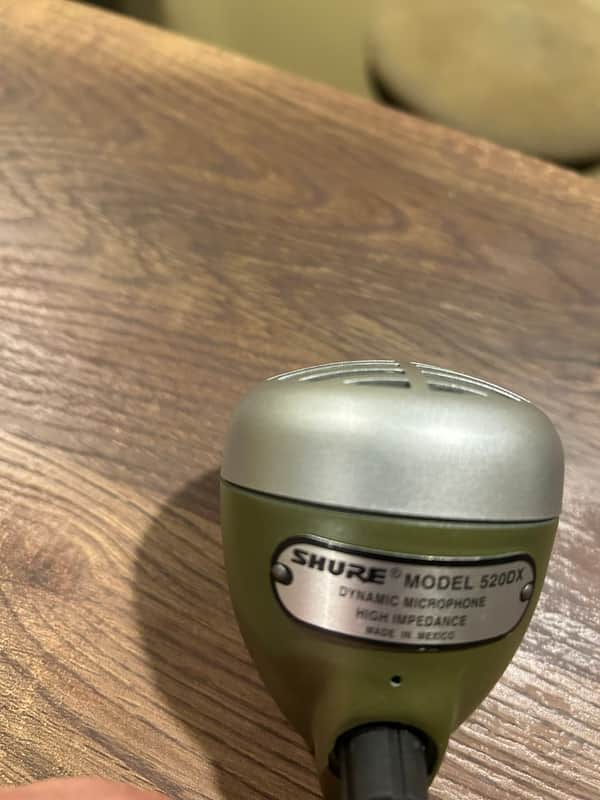Shure 520DX Green Bullet Harmonica Microphone early 2000s - Present - Black image 1